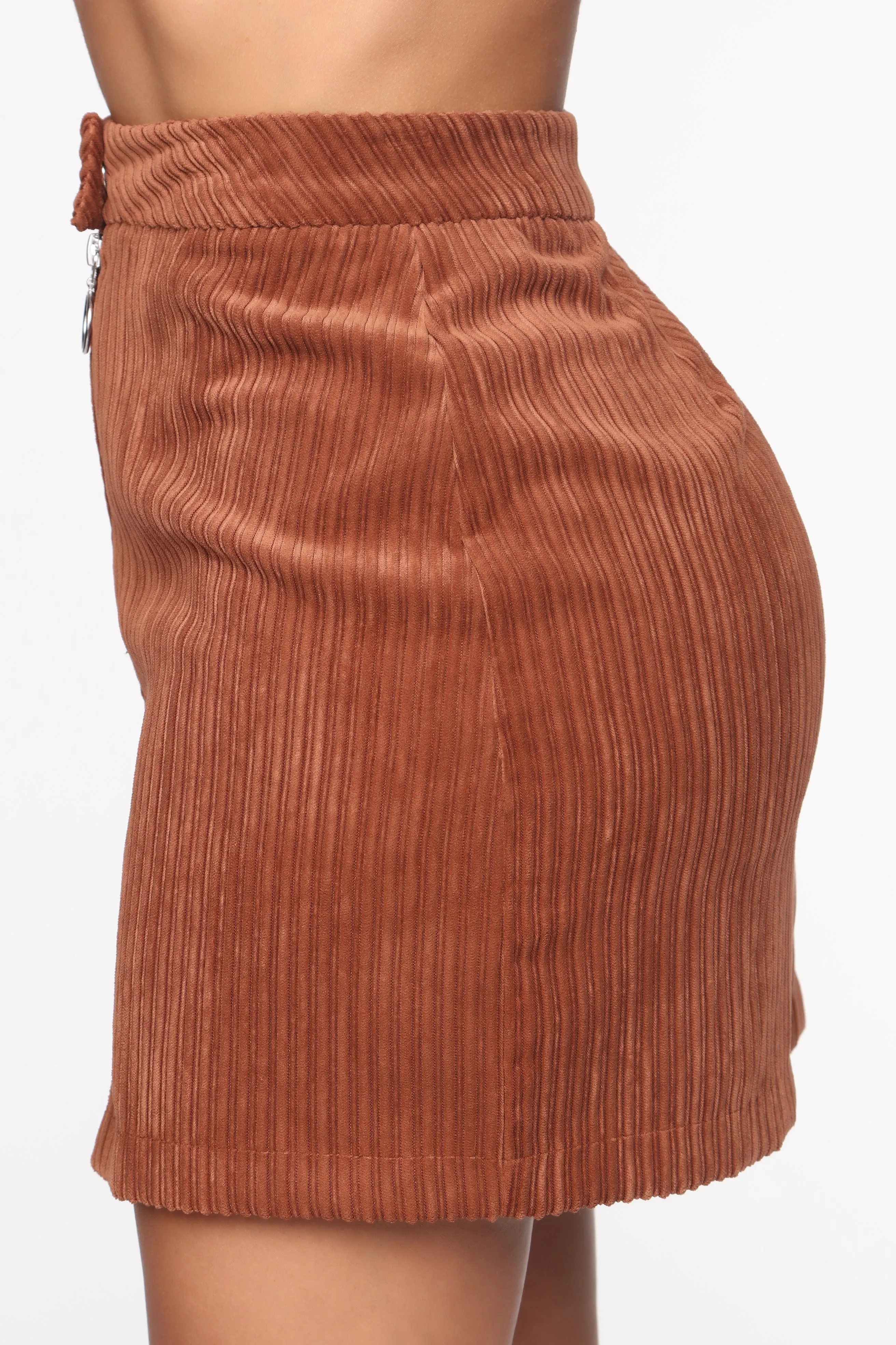 According To You Mini Skirt - Camel