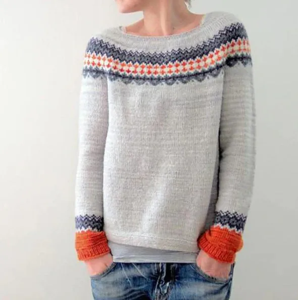 Bella Retro Knit Sweater