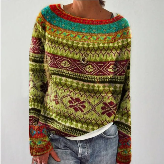 Bella Retro Knit Sweater