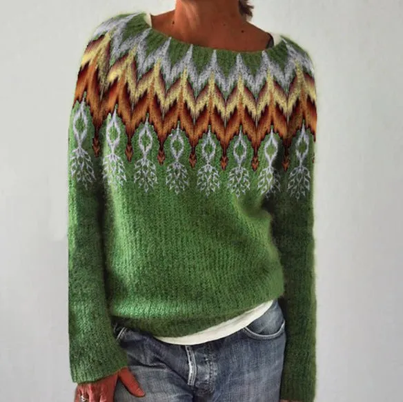 Bella Retro Knit Sweater