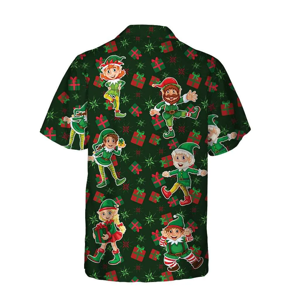 Christmas Elf Party Hawaiian Shirt, Funny Elf Christmas Shirt, Best Xmas Gift Idea