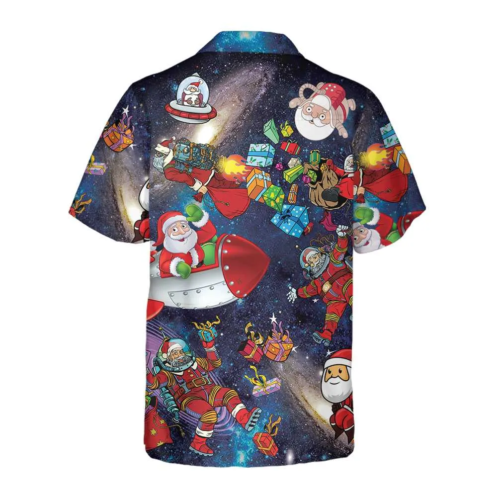 Christmas In The Space Hawaiian Shirt, Funny Christmas Shirt, Best Gift For Christmas