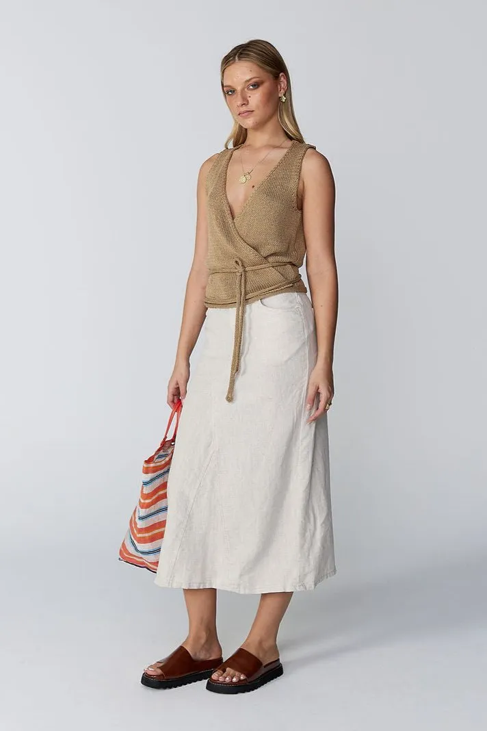 DENVER LINEN SKIRT