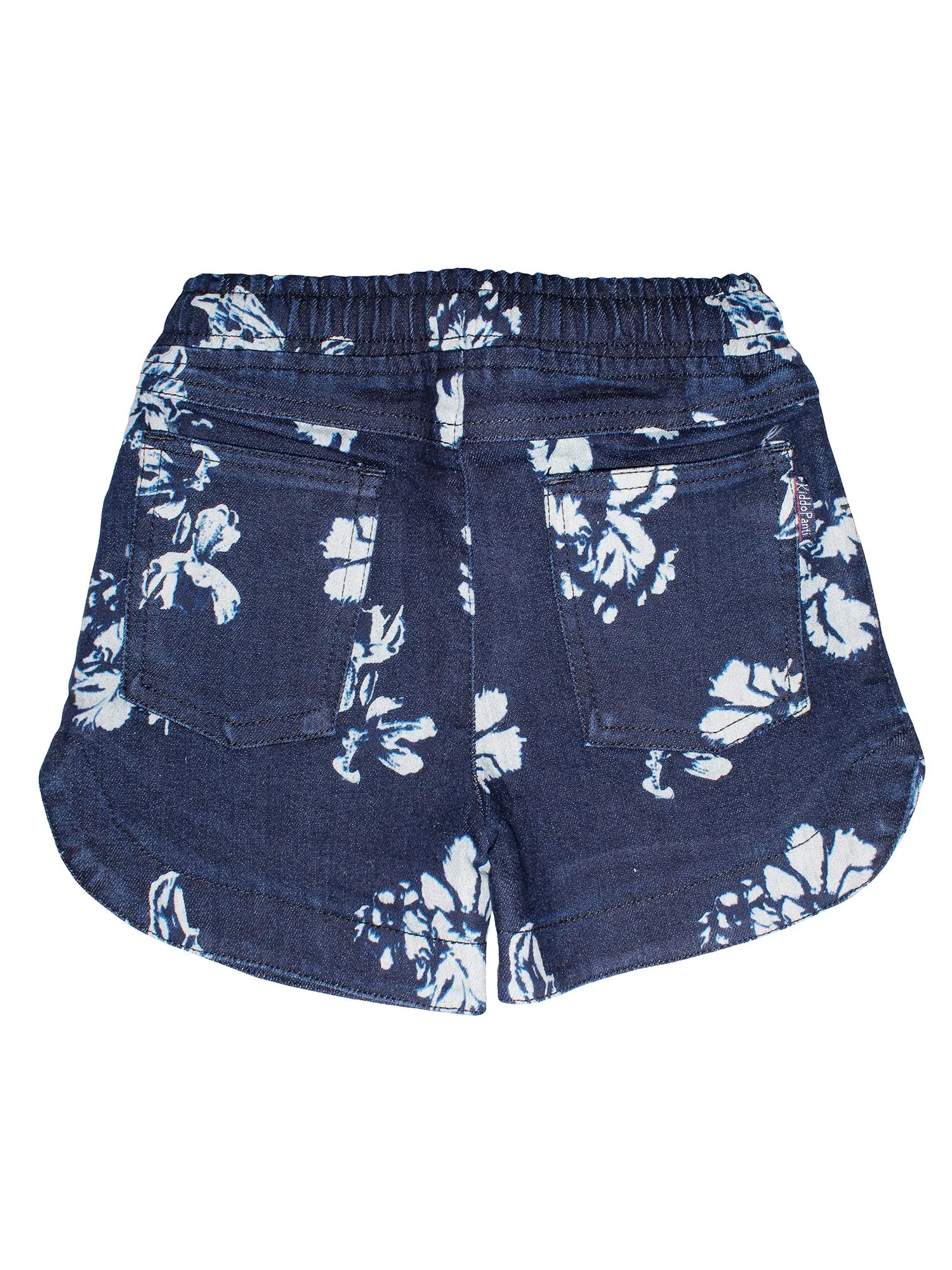 Girls Stretchable Denim Shorts