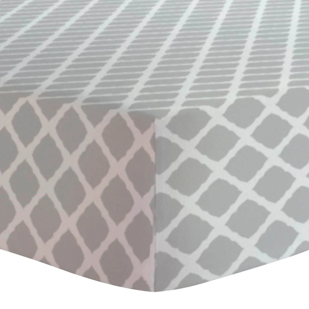 Kushies Flannel Mini Crib Sheet