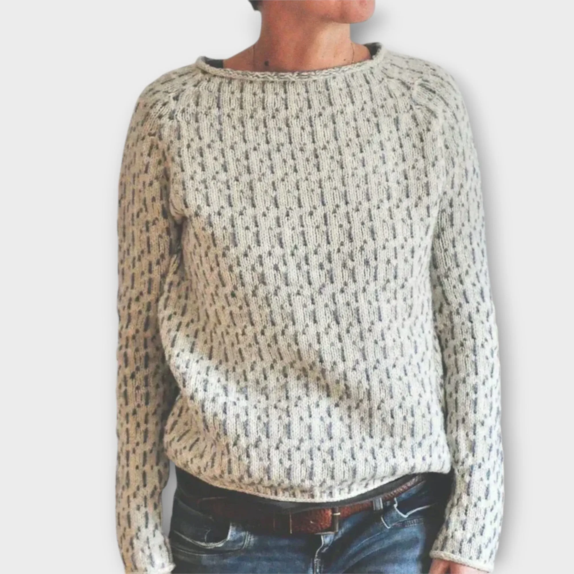 Lena Elegant Knit Pullover