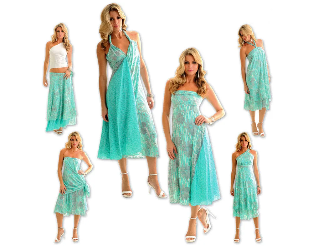 Magic Wrap Vintage Silk Sari Skirt Wholesale Lots