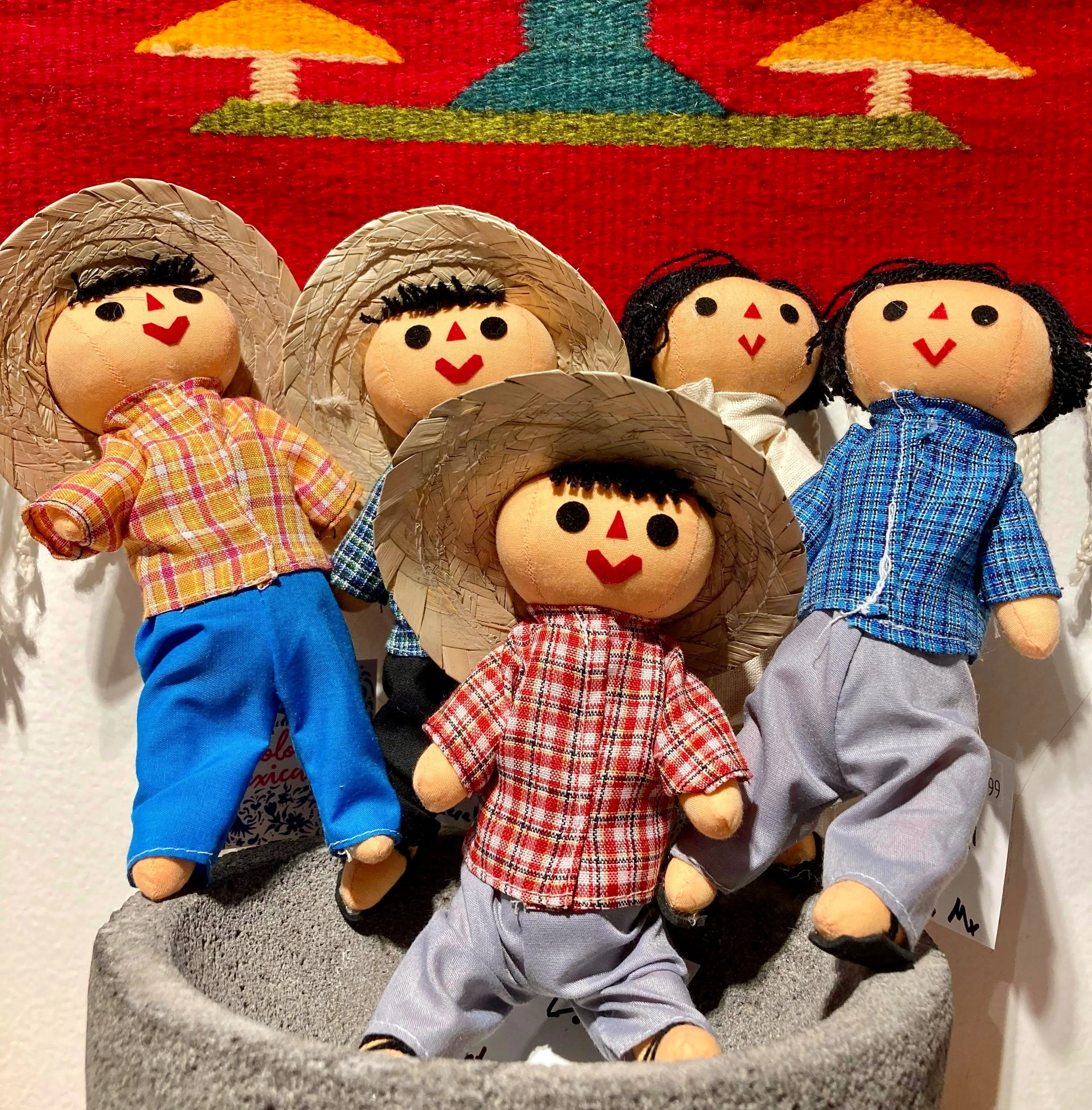 "Las LeLes" Otomí Mexican Dolls— Small