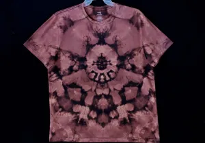 Reg. Cotton T shirt Large #2767 Mandala design $80