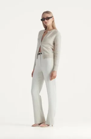 Rue Knit Cardi White Marle