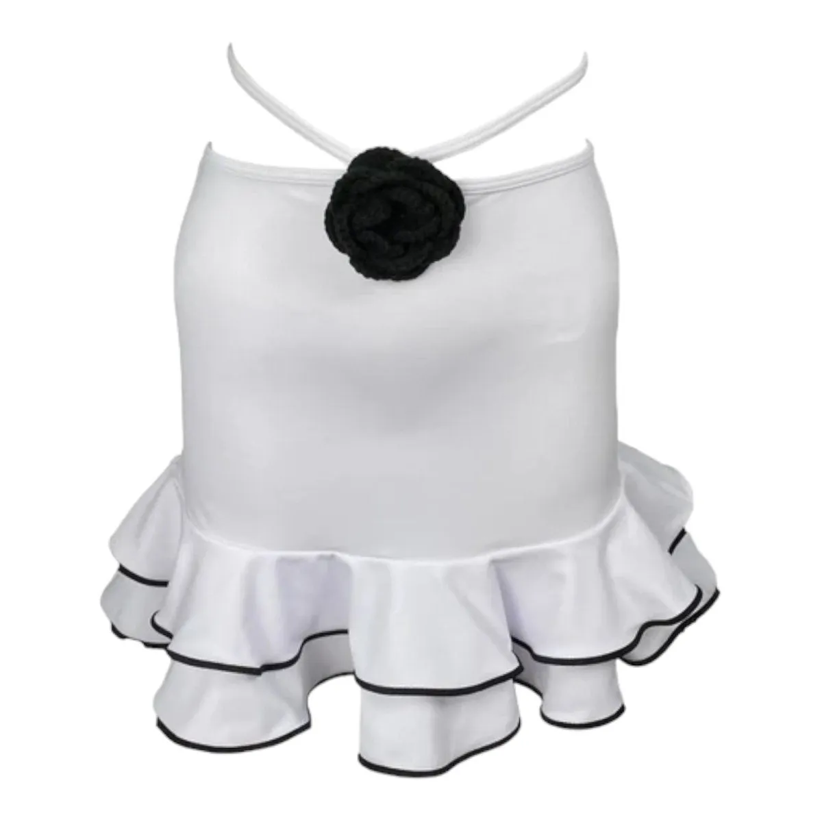 SILVA FLOWER RUFFLE SKIRT
